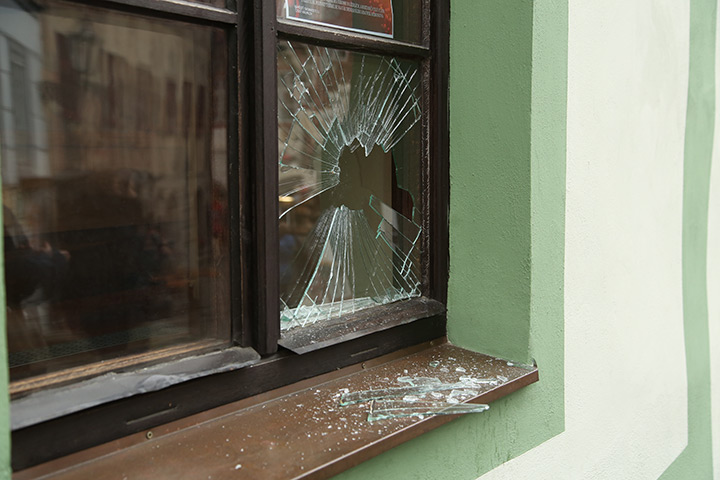A2B Glass are able to board up broken windows while they are being repaired in Winsford.